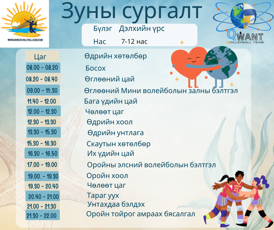 7-12 НАС 🏐ЭЛСНИЙ БОЛОН ЗААЛНЫ ВОЛЕЙБОЛ ХОСОЛСОН ЗУНЫ ЗУСЛАН 