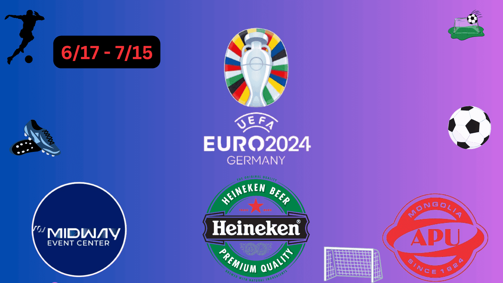 EURO 2024 үзэцгээе (MIDWAY EVENT CENTER)